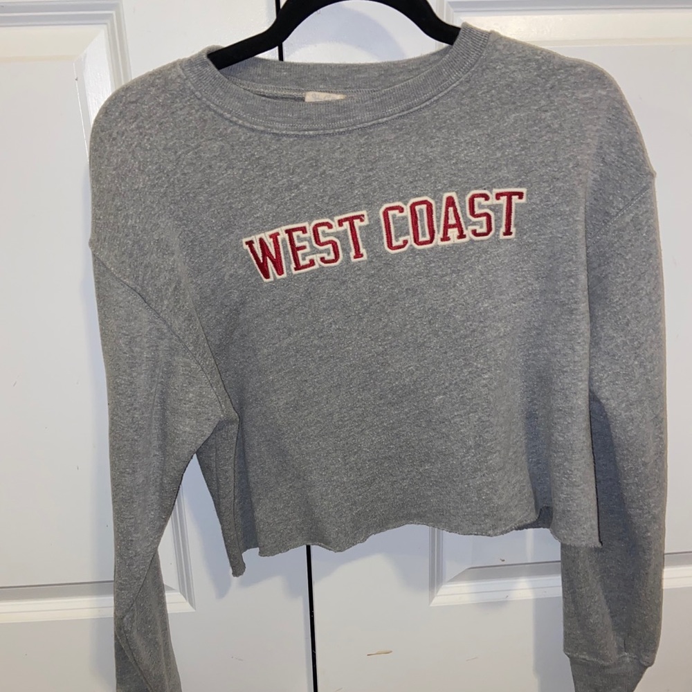 Cropped west coast vintage sweater/top